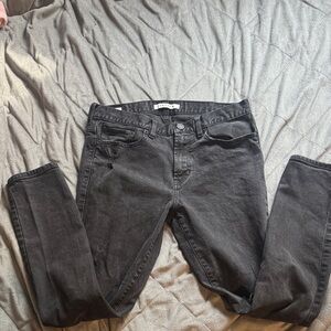 H&M Women's Dark Gray Skinny Jeans